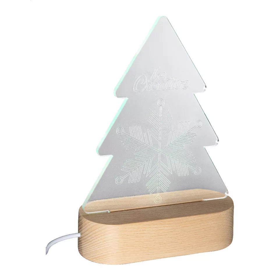 Woodify Xmas transparent naturelle...