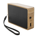 SolBeat black natural solar wireless speaker 