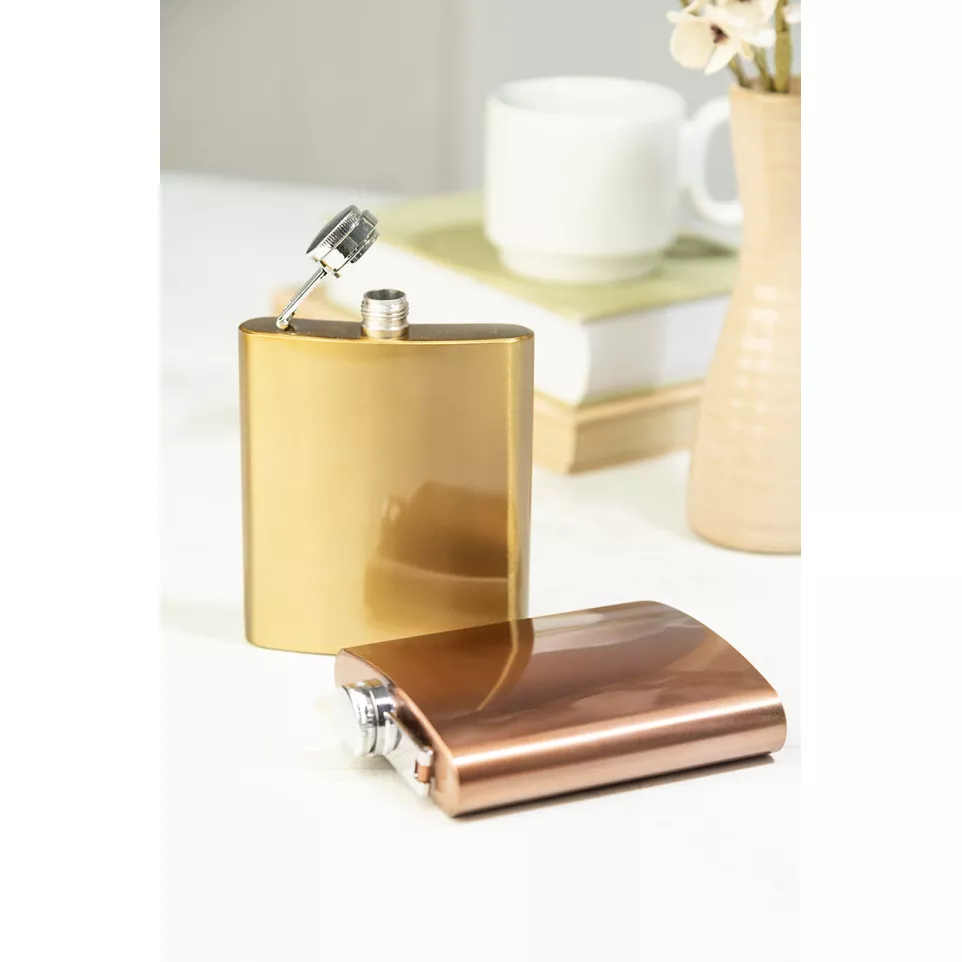 Battuta rose  RSS hip flask 