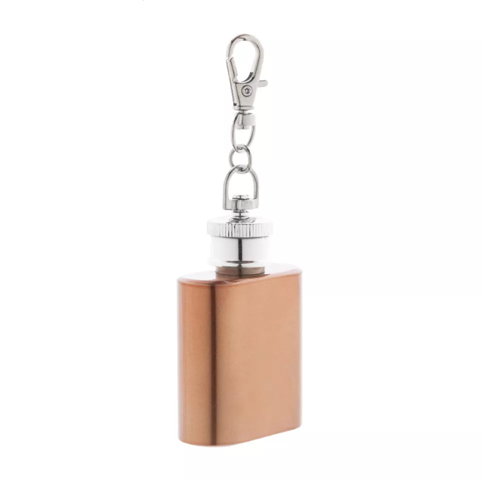 Vasco rose  RSS hip flask keyring 