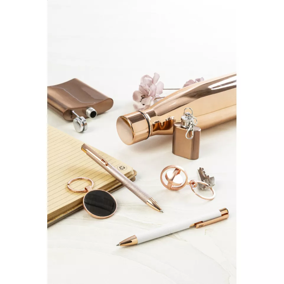 Vasco rose  RSS hip flask keyring 