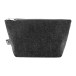 Refelt Beauty gris foncé  Trousse de maquillage en RPET 