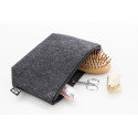 Refelt Beauty gris foncé  Trousse de maquillage en RPET 
