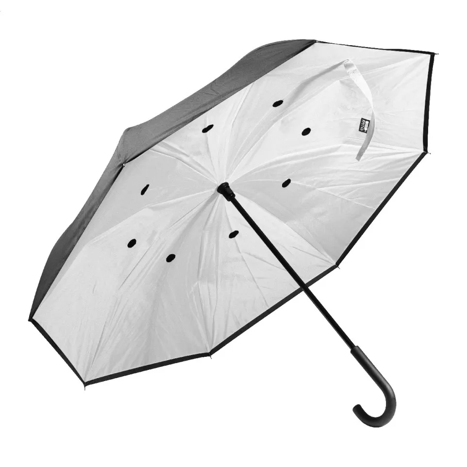 Raura blanc  Parapluie réversible RPET 
