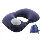 Jetpump dark blue  RPET travel pillow 