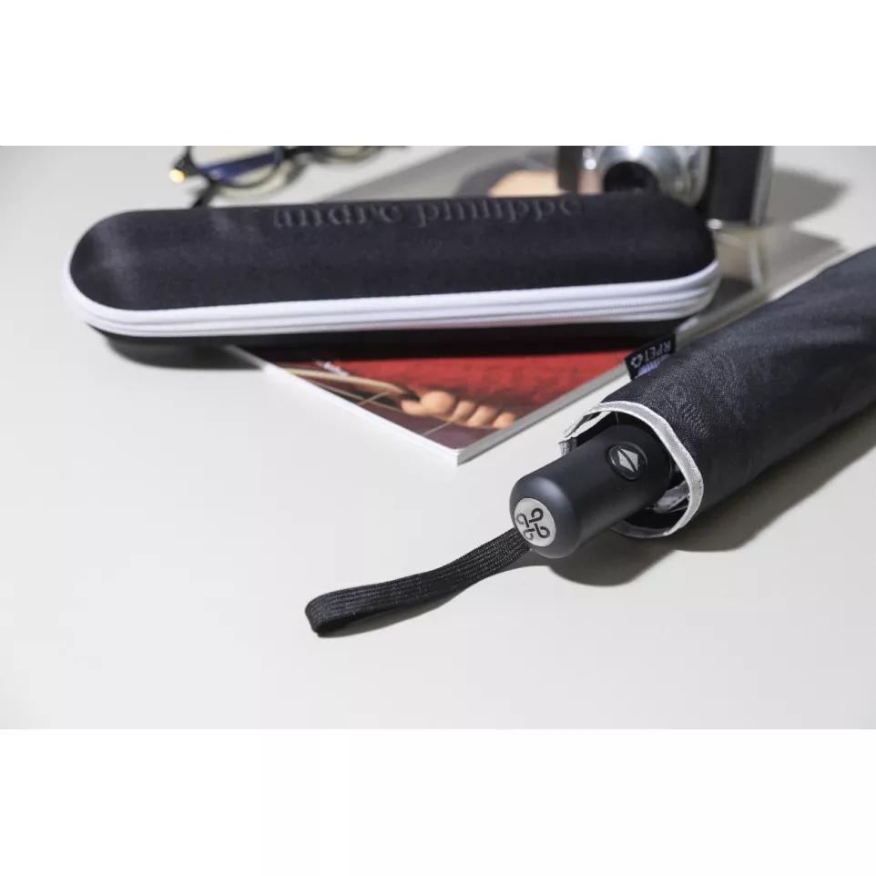 Ouragan zwart  RPET paraplu 