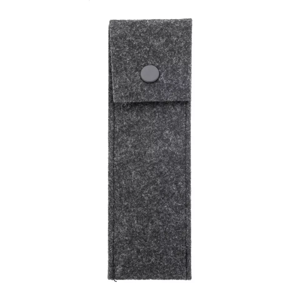 Refelt Pen donker grijs  RPET pen case 