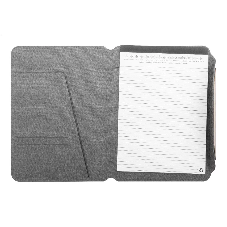 Wapudo A4 grey  RPET document folder 