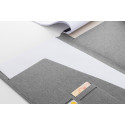 Wapudo A4 gris  porte-documents RPET 