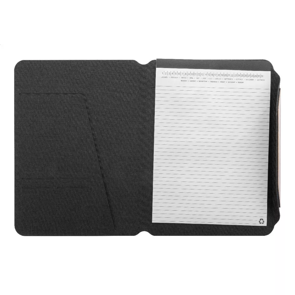 Wapudo A4 black  RPET document folder 