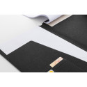 Wapudo A4 noir  porte-documents RPET 