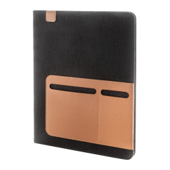 Capudo A4 black  recycled canvas document folder 