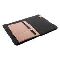 Capudo A4 black  recycled canvas document folder 