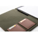 Capudo A4 green  recycled canvas document folder 