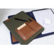 Capudo A4 green  recycled canvas document folder 