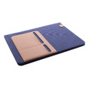 Capudo A4 blue  recycled canvas document folder 