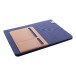 Capudo A4 blue  recycled canvas document folder 
