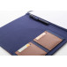 Capudo A4 blue  recycled canvas document folder 