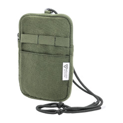 CanvaFon groen  gerecycled canvas crossbody mobiele tas 