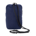 CanvaFon blauw  gerecycled canvas crossbody mobiele tas 