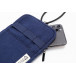 CanvaFon blauw  gerecycled canvas crossbody mobiele tas 