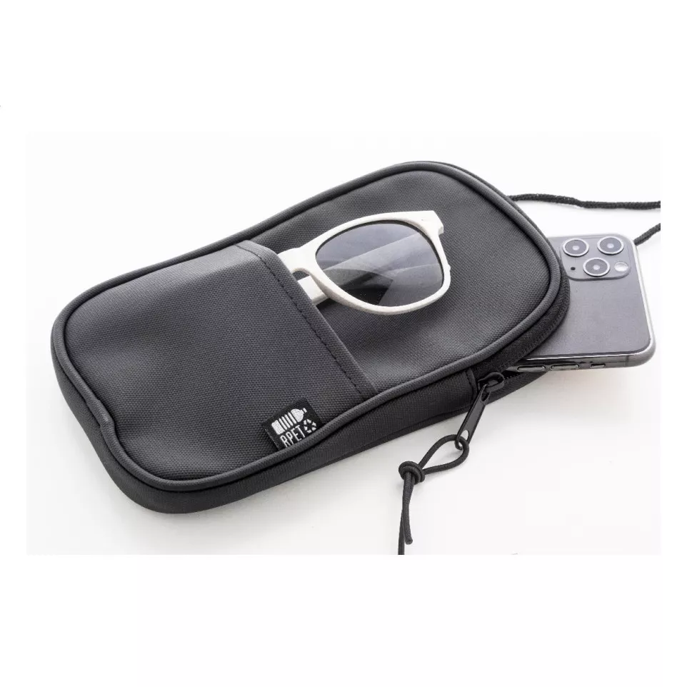 FestiFon black  RPET crossbody mobile...