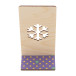 Kannykka Creative naturelle  Porte-mobile de Noël, flocon de neige 