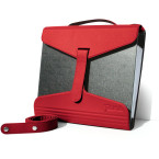 Yaka red leather binder