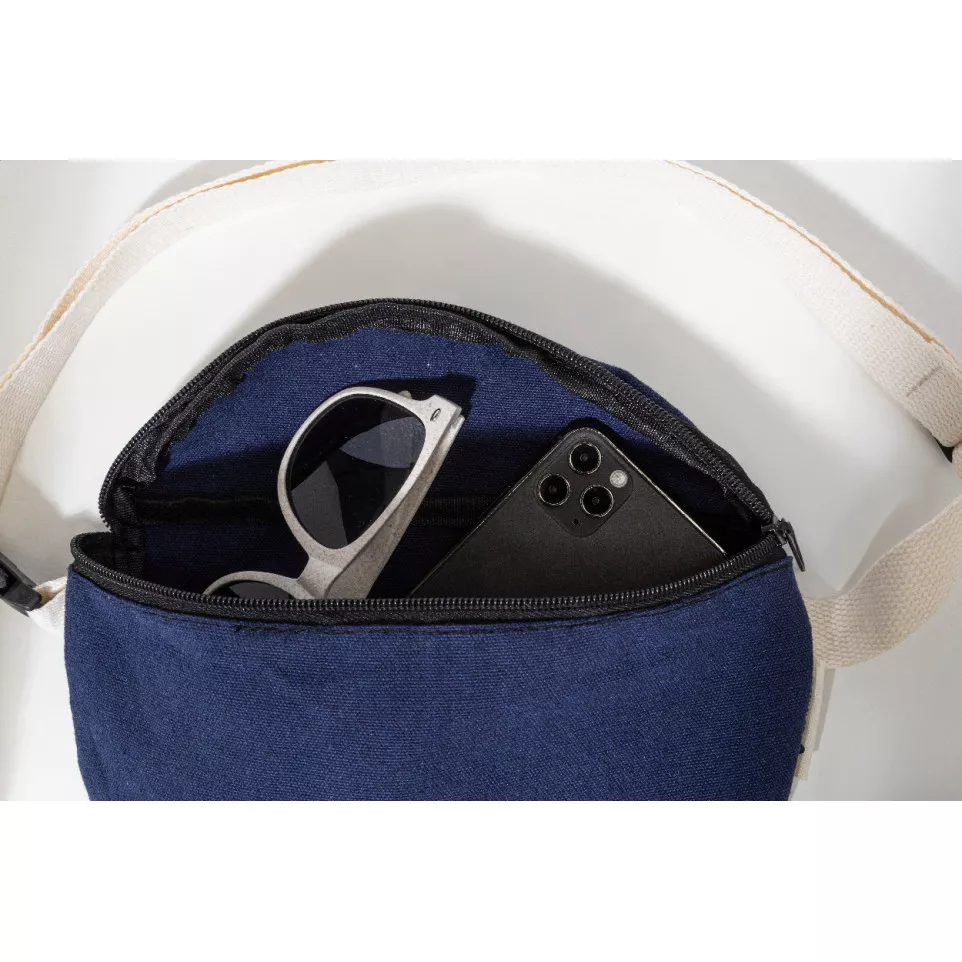 Rekan Hip blue  recycled canvas waist...