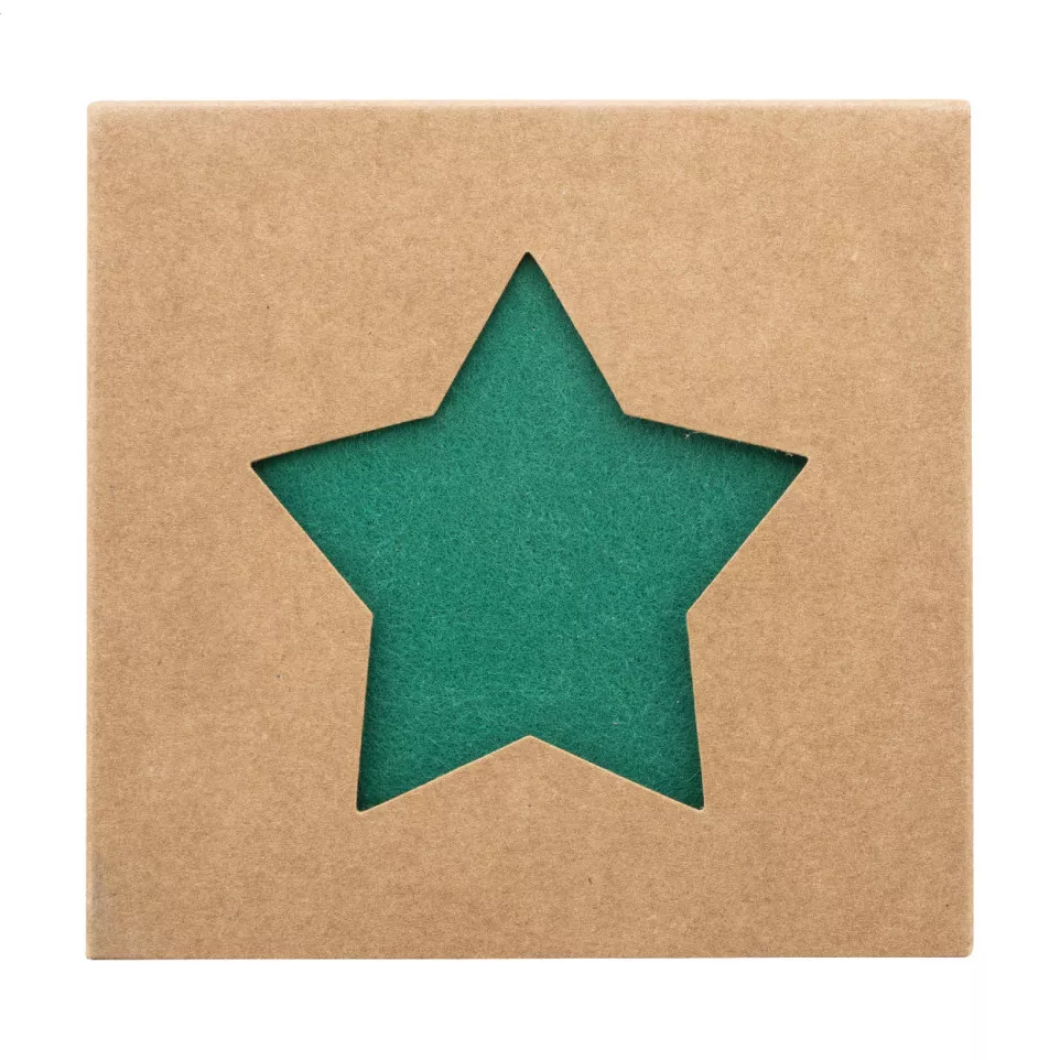 Vagnes groen  RPET Kerst achtbaan set 