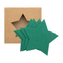Vagnes green  RPET Christmas coaster set 