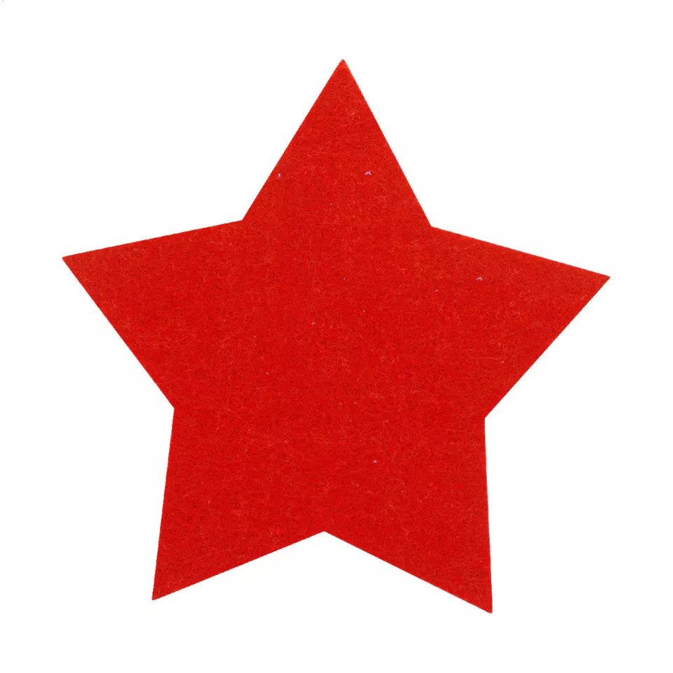 Vagnes red  RPET Christmas coaster set 