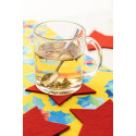 Vagnes red  RPET Christmas coaster set 