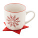 Vagnes red  RPET Christmas coaster set 