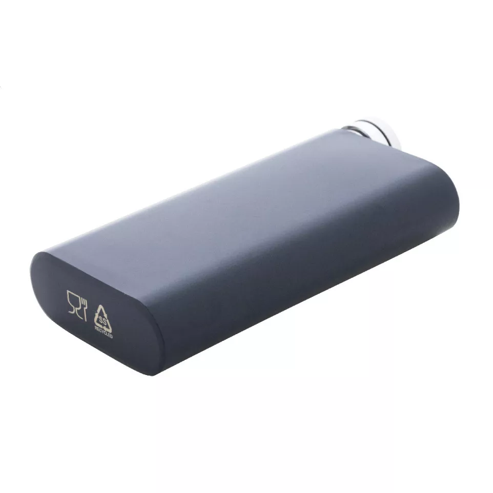 Cabot dark blue  RSS hip flask 