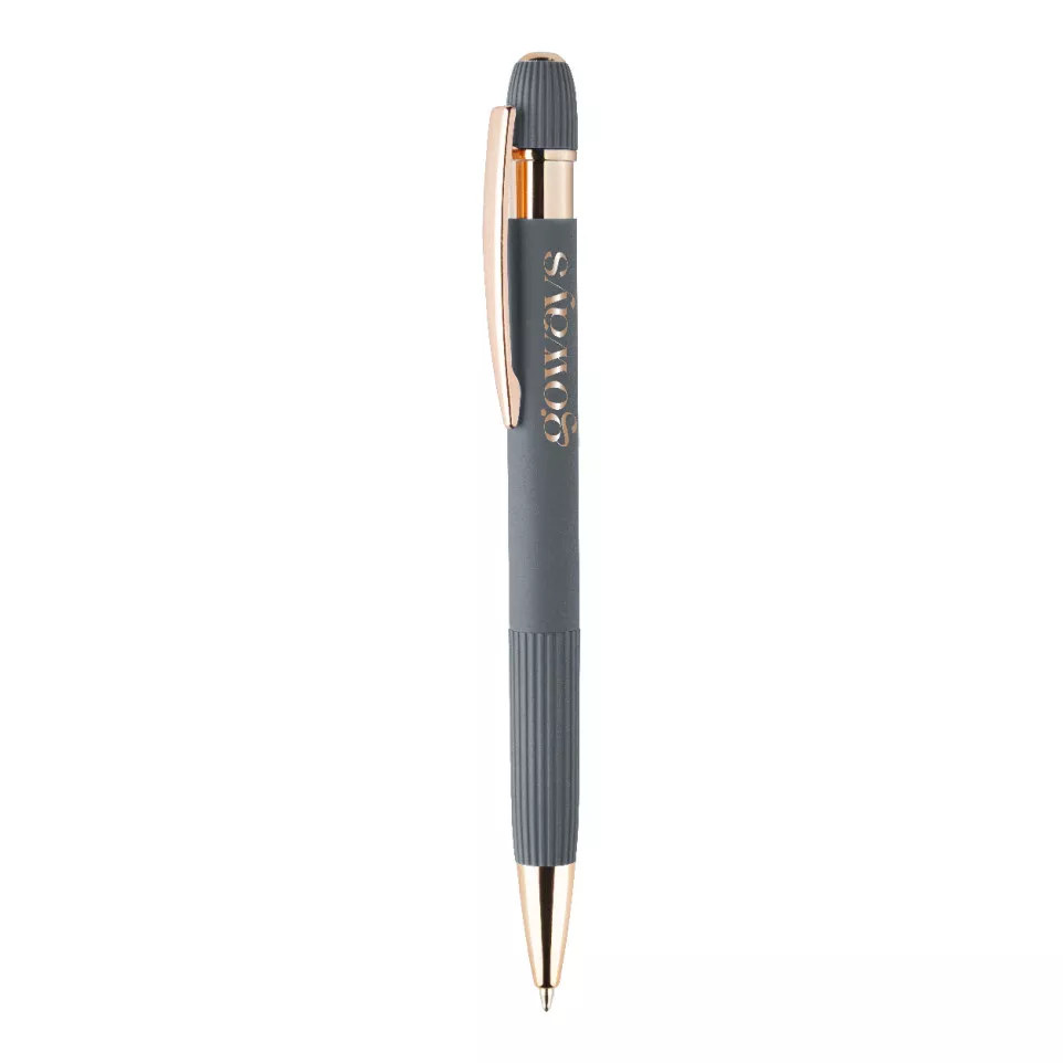 Rozubi gris clair  stylo bille tactile 