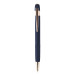 Rozubi bleu foncé  stylo bille tactile 