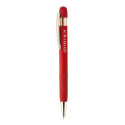 Rozubi rouge  stylo bille tactile 