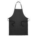 Chepex black  recycled cotton apron 