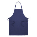 Chepex dark blue  recycled cotton apron 