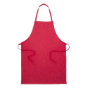 Chepex red  recycled cotton apron 