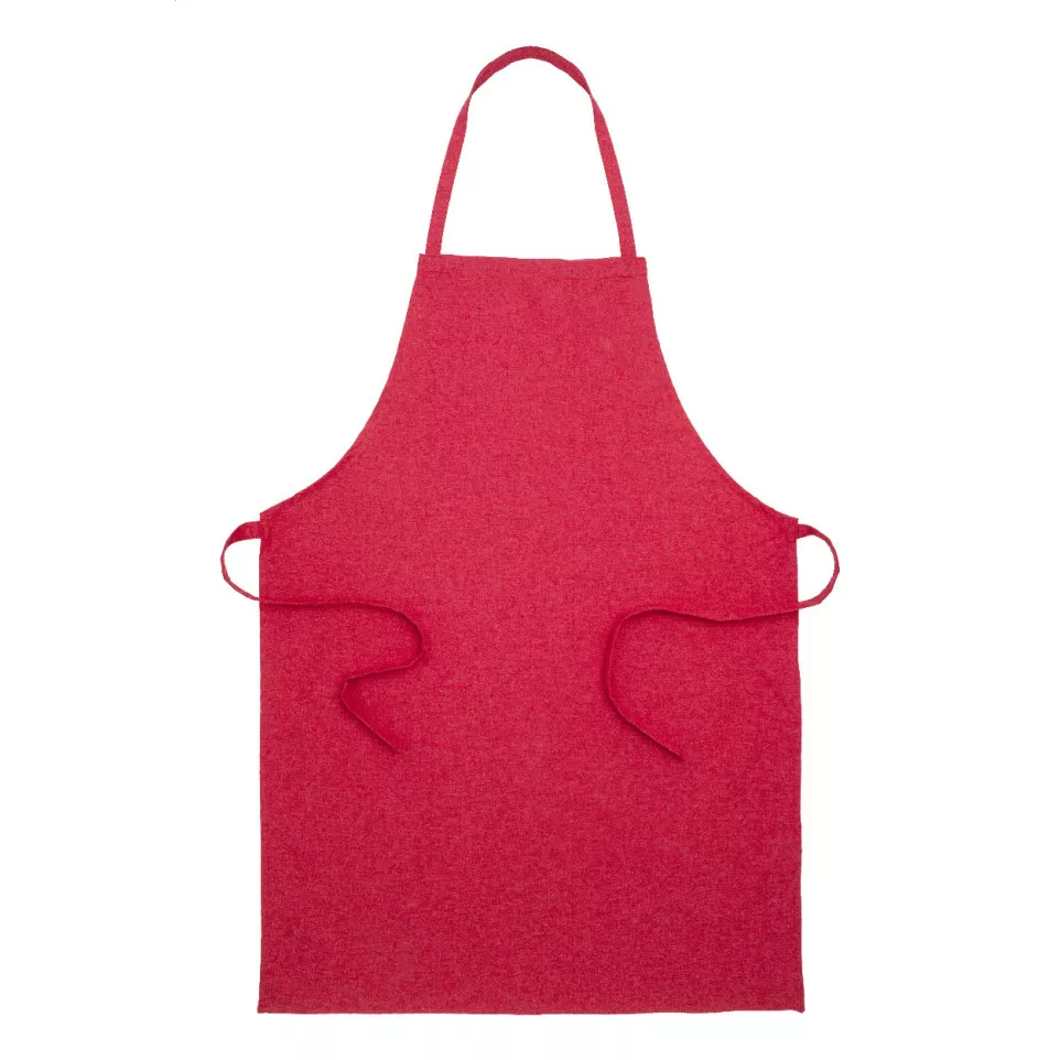 Chepex rouge  tablier en coton recyclé 