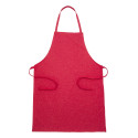Chepex rouge  tablier en coton recyclé 