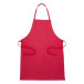 Chepex rouge  tablier en coton recyclé 