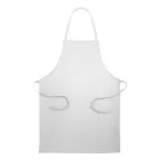 Chepex blanc  tablier en coton recyclé 