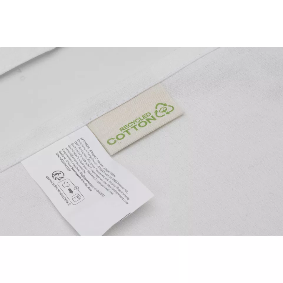 Chepex white  recycled cotton apron 