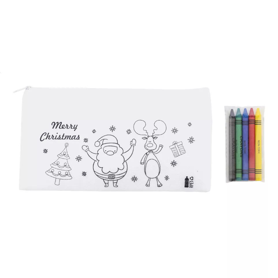 Julfar Draw wit  kleuring Kerst pen...