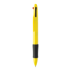 Quattro jaune  stylo bille 4 couleurs RABS 