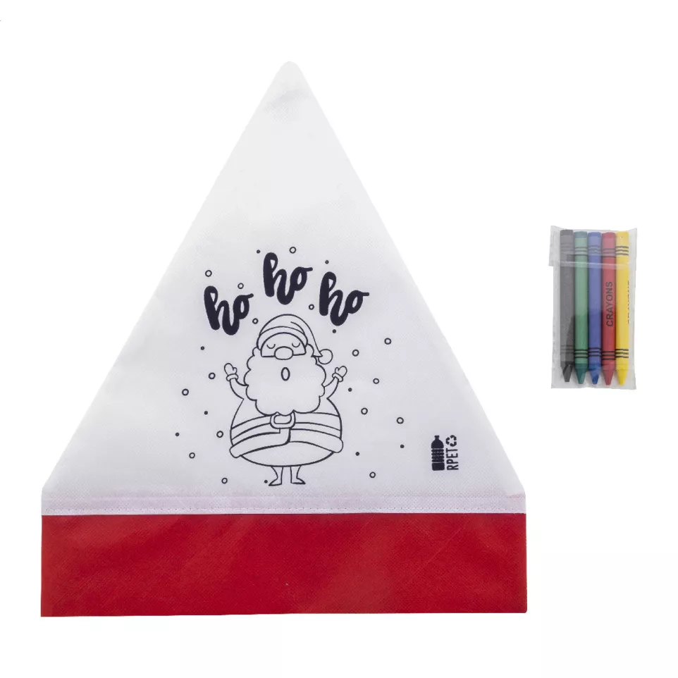 Julfar Hat wit  kleur Santa hoed 