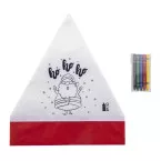 Julfar Hat white  colouring Santa hat 